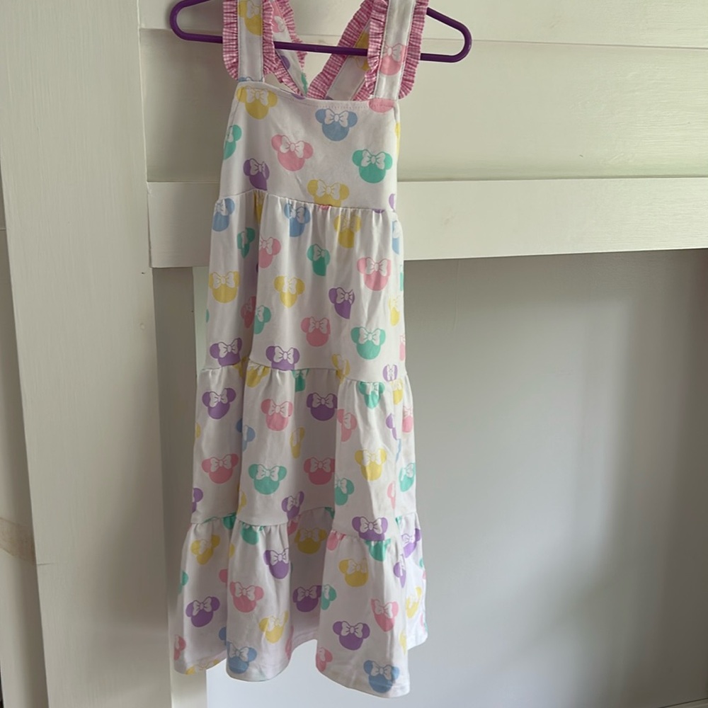 Classic Whimsy Size 7 pastel Minnie Mouse dress